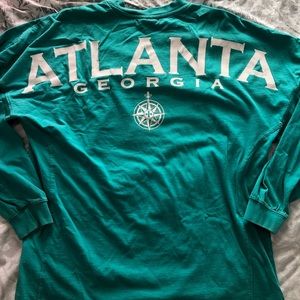 Large Teal Atlanta Georgia SPIRIT JERSEY